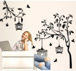 Birds Cage Wall Sticker (AY9039) - Image 2