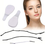 Face Lifting Sticker, Invisible Face Lifting Patches Thin Face Chin Lift Tape, Face Lift Adhesive Tape Invisible Thin Face Stickers V-Shape Face Lift Tape Make-up Face Lift Tools, for Face - Image 2