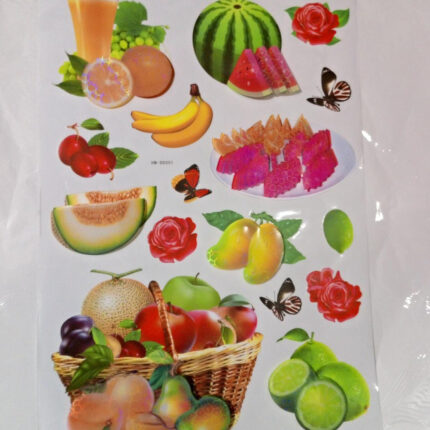 Home Decore fruit 3d wall sticker HM-DD01