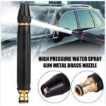 (No Tube)Geepact LH-1112 Portable Water Sprayer Nozzle Adjustable Metal High Pressure Car Washing Garden Hose Sprinkler System Car Wash Watering Water Spray Nozzle Copper Core Pressure Booster Nozzle Car Accessories - Image 2