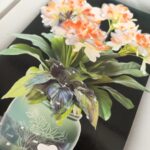 3D Aweosome flower Chinese Style Flower Classical Vase Wall Sticker - Image 7