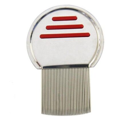 RED BERRY LICE COMB STAINLESS STEEL SILVER COMB '2