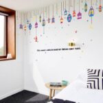 SK9148 Nursery Kids Room Decor Wall Decal Colorful Magic Lamp Sticker - Image 9