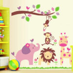 wallsticker wallstiker trans JM7126-JUNGLE KID - Image 2