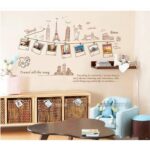 Large Size Wall Decal Creative Combination World Travel Wall Stickers for Home Decoration ay9011 - Image 6