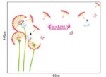 SYGA Dandelion umbrella wall Removable Sticker - Image 7