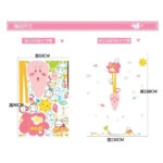 Super cute little white rabbit pulling carrots height stickerCreative wall stickers, stylish combination for children's room, size 60x90 am9037 - Image 7