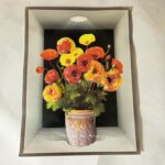 3D Aweosome flower Chinese Style Flower Classical Vase Wall Sticker - Image 13
