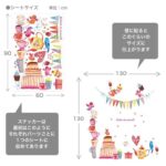 ABC1062 Hand-painted Bird Cartoon Wall Sticker - Multi - Image 10