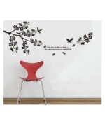 New vinyl wall stickers Black tree and birds home decor wall decals JM7190 - Image 3