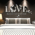 DIY Decoration LOVE Stereo Acrylic Clock Living Room Mirror Wall Sticker large - Image 8