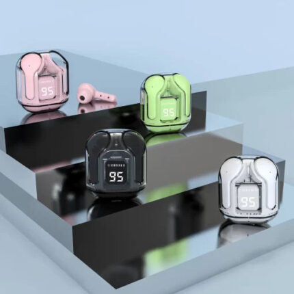 Air31 Earbuds Wireless Crystal Transparent Bluetooth 5.3 Air 31 Ear Buds Wireless Headset