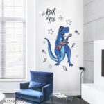 SK9361 Decorative Self Adhesive Vinyl Resuable Animal Wall Stickers - Image 3