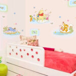 Winnie the Pooh with friends Children's wall sticker size 60x90 df5076 - Image 2