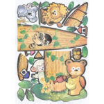 Animal Tree Friends - Large Wall Decals Stickers Appliques Home Decor Ay7125 - Image 2