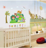 JAAMSO Royals Combo Pack of 2 Style Wall Sticker | Tiger Bear Cat Cartoon Design (60 CM X 45 CM) | Winnie The Pooh Design (70 CM X 50 CM) | Vinyl Home Décor Wall Sticker - Image 5