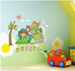 JAAMSO Royals Combo Pack of 2 Style Wall Sticker | Tiger Bear Cat Cartoon Design (60 CM X 45 CM) | Winnie The Pooh Design (70 CM X 50 CM) | Vinyl Home Décor Wall Sticker - Image 6