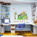 JAAMSO Royals Combo Pack of 2 Style Wall Sticker | Tiger Bear Cat Cartoon Design (60 CM X 45 CM) | Winnie The Pooh Design (70 CM X 50 CM) | Vinyl Home Décor Wall Sticker - Image 4