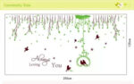 Super Grass Ring Feiyan Waist Flower Vine Wall Stickers - Image 6