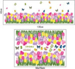 COLORFUL TULIP  WALL STICKER ay7188 - Image 5