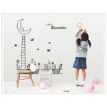 Moon Wall Sticker  Ay9037 - Image 4