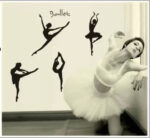 Wall Sticker Ballet Steps Living Room Bedroom Music Classroom Dance Training Decoration - Image 5