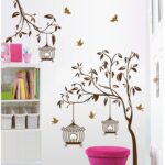 Birds Cage Wall Sticker (AY9039) - Image 9