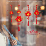 Chinese New Year Wall Stickers - Bedroom & Living Room Decorative Decals - Image 4
