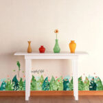 ZOOYOO XH7221 Stone Flower Wall Decal - Image 4