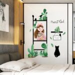 Inkjet Removable Wall Stickers Home Children's Room Interior Wall Stickers size 50x70 xls7246