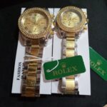 Pack of 2 - Mr & Mrs Couple Steel Strap Watch - Pair Watches  whfrbkf1e-4 - Image 2