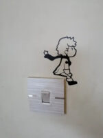 Zecor Gallery Lost Hero Switch Board Wall Sticker for Kitchen Tiles board - Image 2
