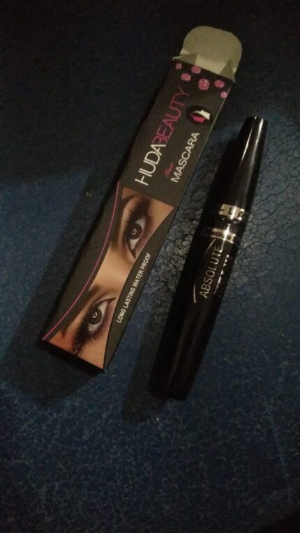 2 IN 1 HUDA BEAUTY WATER PROOF LONG LASTING EYELINER AND MASKARA '2