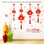 Chinese New Year Wall Stickers - Bedroom & Living Room Decorative Decals - Image 5