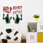 Zombie Hand Decal Good Multipurpose Eye-catching Window Decal Vivid Halloween Zombie Hand Wall Window Stickers Zombie Hand Decal - Image 8