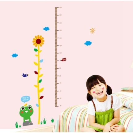 Wall Stickers - Free Shipping Cheap Cartoon Animals Height Measure Wall Sticker Ay7149