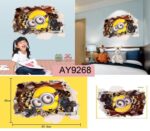 AY9268 3D Minion Floor or Wall Sticker Decals - Image 5