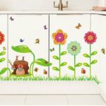 fashionbeautybuy Butterflies Flowers Leaves Bees Wall Sticker Decal Home Decor PVC Murals Wallpaper House Art Picture Living Room - Image 5