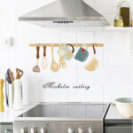 Kitchen & living room wall stickers oil and water resistant PVC/Wall sticker water and oil-proof stickers  size 60x90 nc031