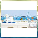 AY917 Finding Nemo Removable Sticker 60x90cm Cartoon Bathroom Decor Occean World Wall Corner Line Cling 6% off total if 2lots - Image 10