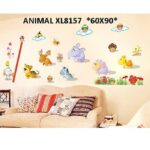 dlx6008  Little Cute Animals WALSTIKER WALL STIKER 60X90  dlx6008 - Image 2