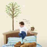 Wall Stickers - Tall Trees and Birds - Removable, Self-Adhesive Wallpaper Stickers - Plants, Trees, Flowers size 50x70 dm570075 - Image 2