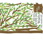 Wall Stickers - Tall Trees and Birds - Removable, Self-Adhesive Wallpaper Stickers - Plants, Trees, Flowers size 50x70 dm570075 - Image 4