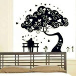 Meira ABQ9610 ROMANTIC TREE wall sticker wall sticker wall sticker - Image 4