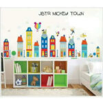 Meira XY1128 mickey town wall sticker - Image 3