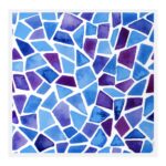 venicenight 6Pcs Mosaic Self Adhesive Bathroom Kitchen Decor Wall Tile Waterproof Sticker DIY Kitchen Bathroom Bathroom Simulation Wall Tile Waterproof Wallpaper, Peel and Stick Tile Backsplash Wall Tiles 8"x8" (6 Sheets) JM718 - Image 7