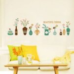 JM7311 Vase Wall Stickers Creative Diy Home Decoration Wall Stickers - Image 3