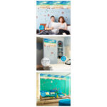 The SK9174N blue beach nano waterproof and oil-proof wall is attached to the porch bedroom floor seamless patchwork sticker PVC - Image 15
