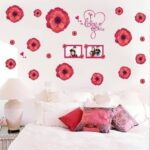 Sk9047 3D Flower Picture Frame Wall Sticker - Image 2