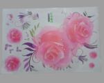ROSES PVC Wall Sticker Home Decor - Flower wall sticker 2 peaces gs8705 Size: 60x90 - Image 4